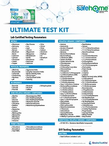 Safe Home® 200-in-1 Ultimate Drinking Water Test Kit – Tests - Image 5