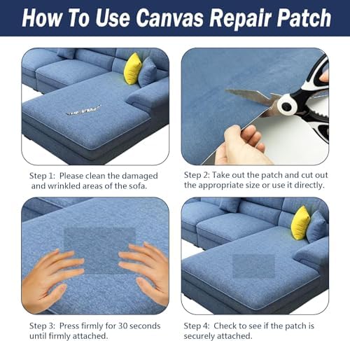 Fabric Repair Patch, Self Adhesive Furniture Tape - Image 2
