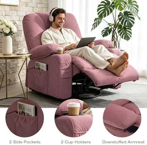 Rocker Recliner Chairs with Massage and Heat - Image 7