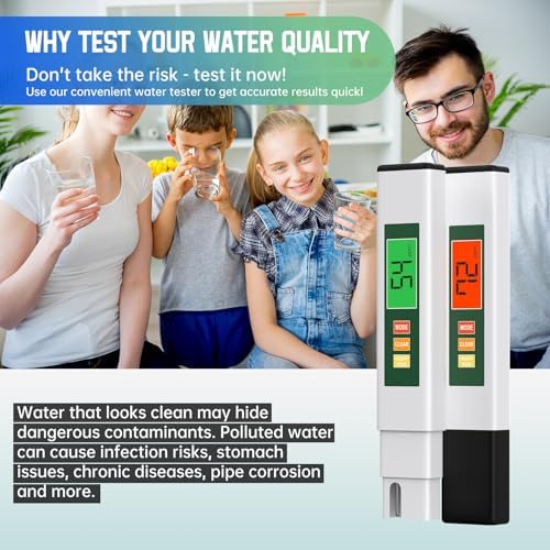 TDS Water Tester, 4 in 1 TDS Meter Digital Water Tester - Image 6