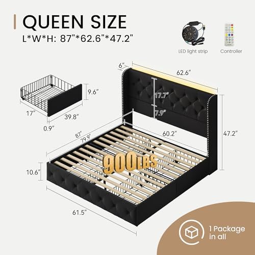 BRELTAM Queen Size Bed Frame - Image 2