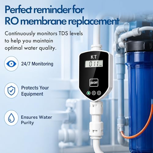 Inline TDS Water Quality Monitor, 1/4"Quick Connect - Image 5