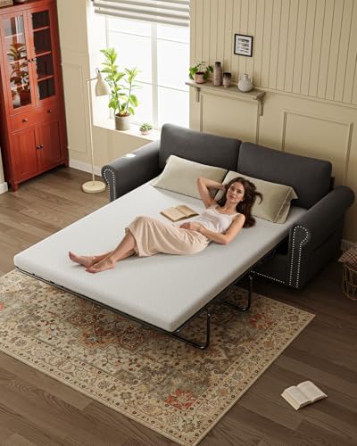 Queen Pull Out Sofa Bed | 83" Large Sleeper Sofa - Image 4