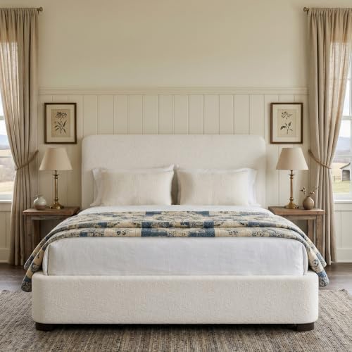 Signature Design by Ashley Brandinlane King Upholstered Bed Frame by Unknown