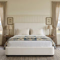Signature Design by Ashley Brandinlane King Upholstered Bed Frame by Unknown