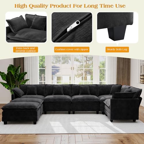 Hanherry Modular Sectional Sofa, Cloud Couch - Image 5