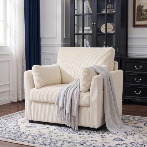 Mofolit 38“ Modern Corduory Accent Chair by Mofolitfurniture