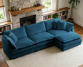 111.5” Modular Sectional Sofa, L Shaped Cloud Couch by VEPXXP
