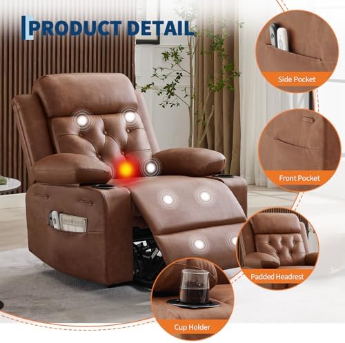 Garvee Oversized Power Lift Recliner Chair - Image 6