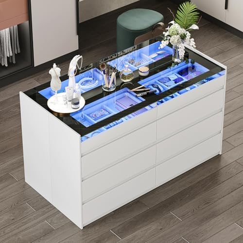 LIVAUVEAD 16 Drawer Closet Island by LIVAUVEAD