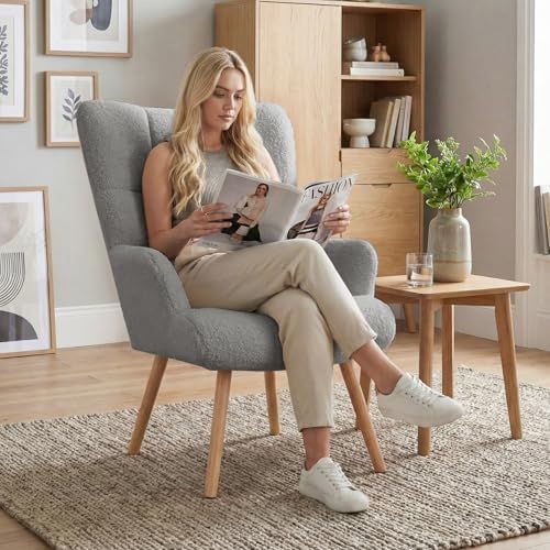 Joysoul Modern Accent Chair, High Back Arm Chair - Image 5