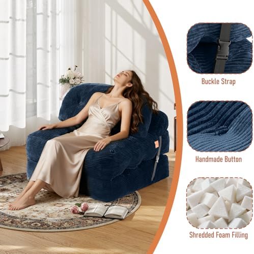 Folding Sofa Bed, Convertible Sleeper Chair - Image 5