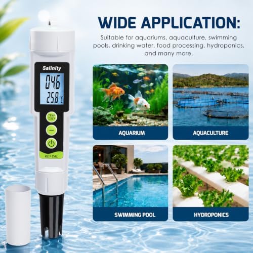 TEKCOPLUS 2 in 1 Salt Tester Salinity Meter 0–199.9 PPT - Image 4