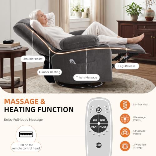 MAHOMICO Rocker Recliner Chair - Image 3