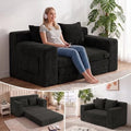 54” Boneless Couch Sofa Bed, Loveseat Cloud Couch, Sleeper Sofa by ZIYDILY