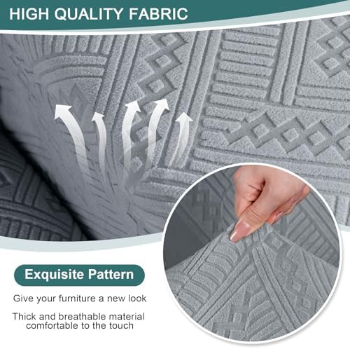 Ruaozz Stretch Loveseat Recliner Cover - Image 3