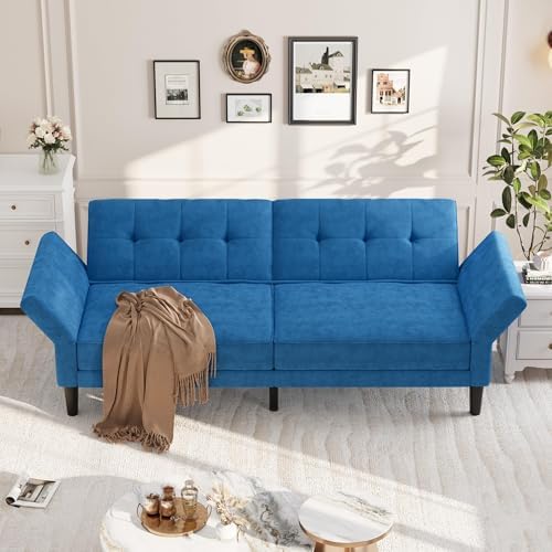 GarveeHome 89" Convertible Futon Sofa Bed - Image 5