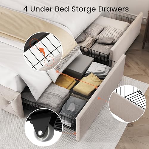 LARMACE King Size Bed Frame - Image 6