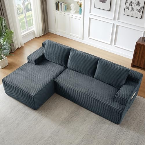 96" L Shaped Cloud Sectional Couch - Image 5