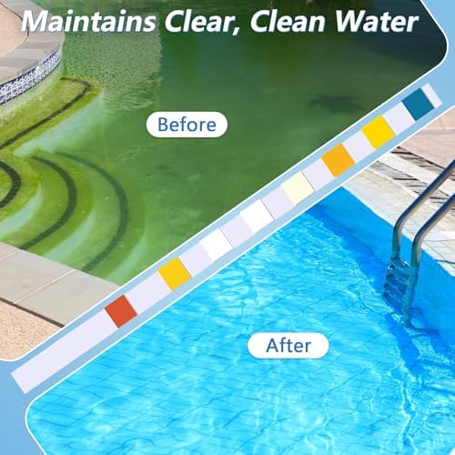 2026 New Pool Test Strips - 9 in 1 Pool Salt Test Strips 150 Counts - Image 4