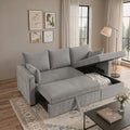 NicBex 85'' Queen 3-Seat Pull Out Sleeper Sofa Bed by NicBex