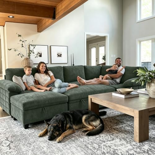 Modern L-Shape Sleeper Sofa - Image 3