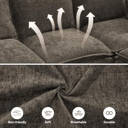 80" Cloud Modular 3 Seater Sofa - Image 6