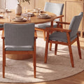 GOTMINSI Linen Fabric Dining Chair by GOTMINSI