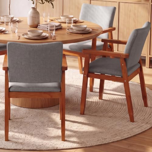 GOTMINSI Linen Fabric Dining Chair by GOTMINSI