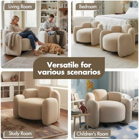 Hyfirm Camel Khaki Accent Chairs Set of 2 - Image 5
