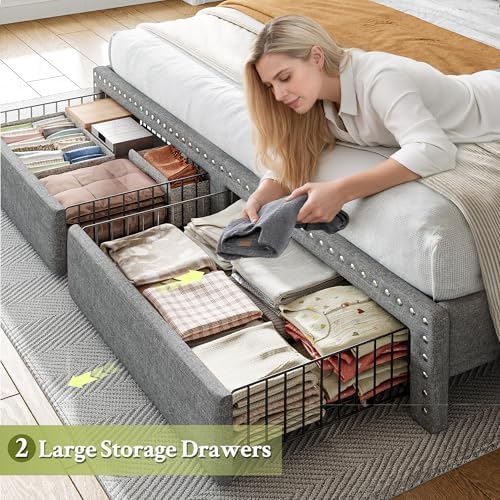 EnHomee King Size Bed Frame - Image 4