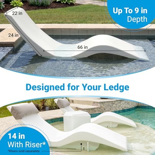 Aqua Outdoors Pool Lounge Chairs, Pool Chairs - Image 2