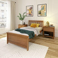 Plank+Beam Solid Wood Twin Bed Frame, Platform Bed by PlankBeam