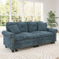SUNSHINE VALLEY 73.2" Modular Loveseat Cloud Couch Rolled Arms & Deep Seats by SUNSHINEVALLEY