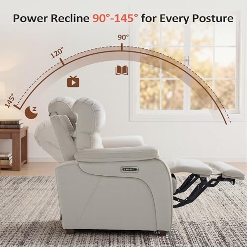 MCombo Zero Wall Hugger Power Loveseat Recliner Sofa - Image 4