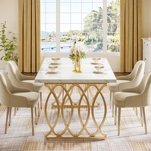 Tribesigns 63" Dining Table for 4 to 6 - Image 4