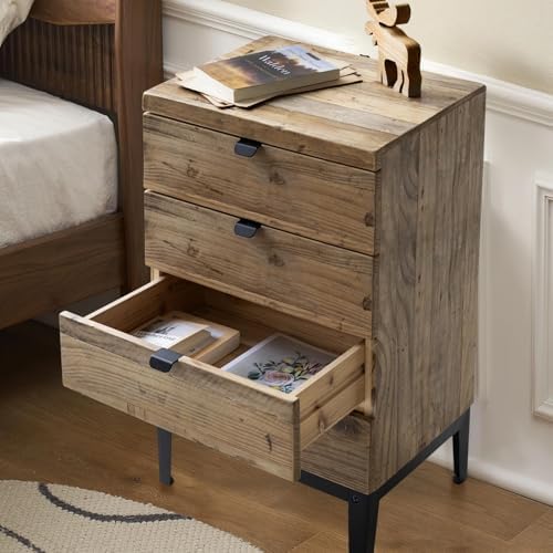 Wnutrees Farmhouse Nightstand - Image 5