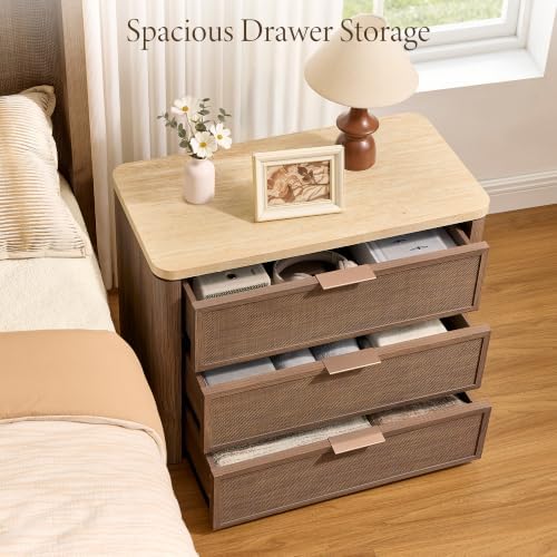 Night Stand, Rattan Nightstand - Image 4