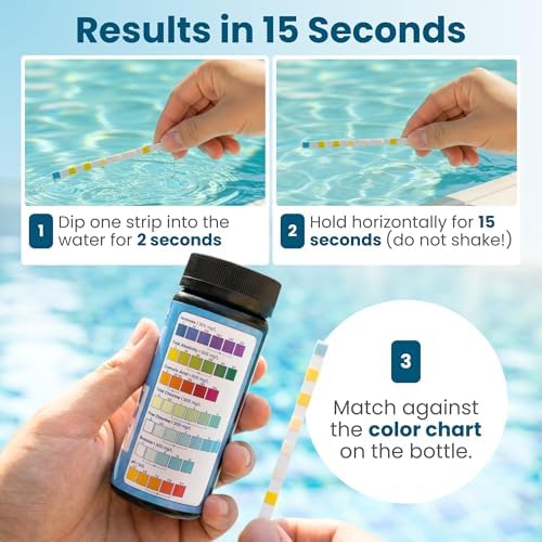 Pool & Spa Test Strips 7-in-1, 100 Strips - Image 4
