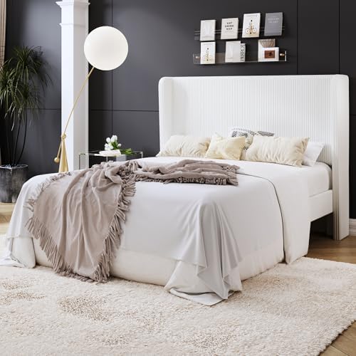SHA CERLIN Queen Corduroy Platform Bed - Image 3