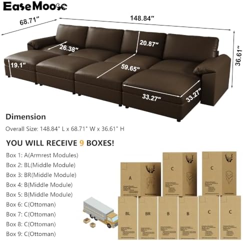 EASE MOOSE Sectional Couches Bed - Image 2