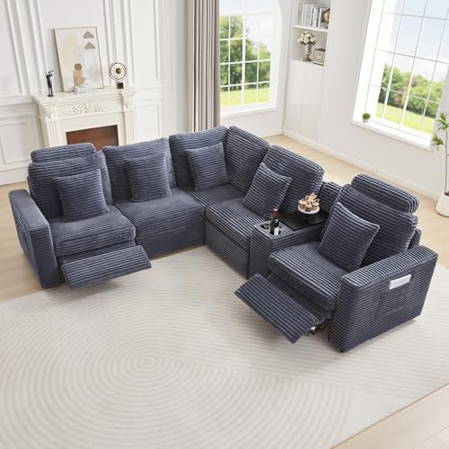 RARZOE Modular Sectional Couch Corner Seat Module, Corduroy Armless Corner Seat - Image 5