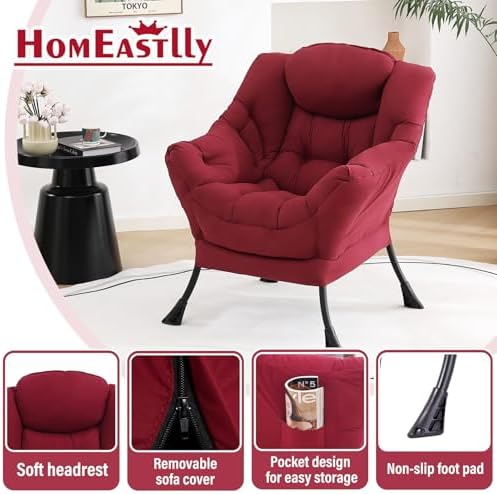 Lazy Chair, Comfy Reading Accent Chair - Image 6