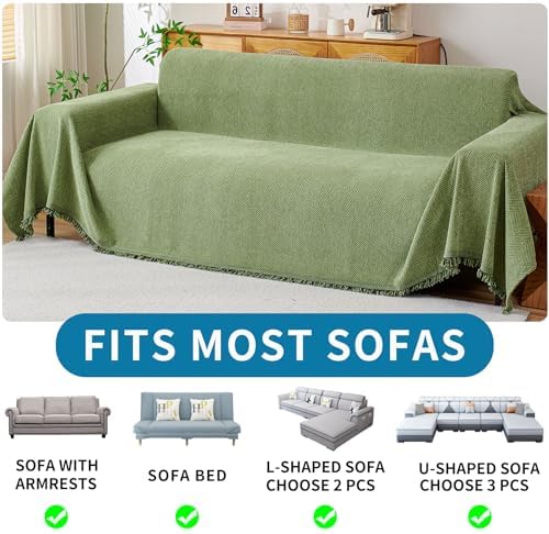 HAOMAIJIA Chenille Couch Cover Sofa Covers - Image 5