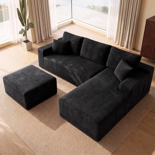 Boneless Couch Modular Sectional Sofa Cloud Couch by Cloud-LikeComfortYouCanFee