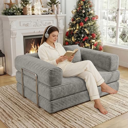 BSHOMGI 4 in 1 Convertible Sofas Boneless Couches by BSHOMGI