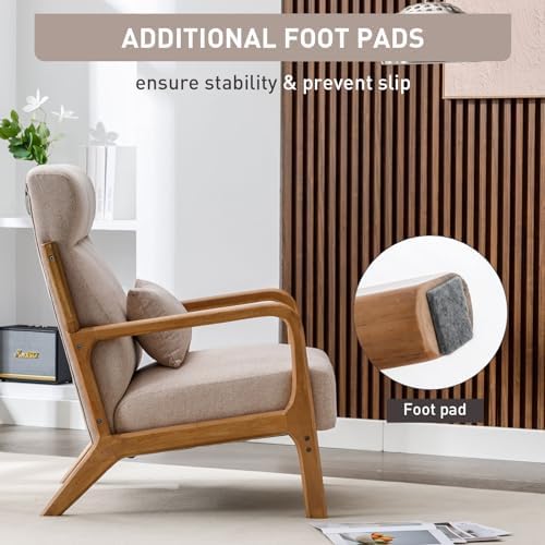 ANJ Mid Century Modern Accent Chair - Image 4
