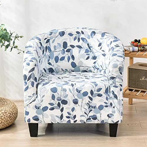 MIFXIN Tub Chair Slipcover 1 Piece High Stretch Club Chair Cover Elastic Barrel - Image 2