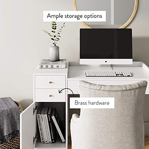 Nathan James Daisy Vanity Dressing Table or Makeup Desk - Image 6