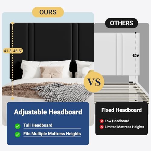 Allewie King Size Platform Bed Frame - Image 6